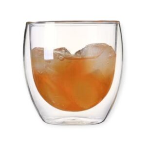 250ml Double Wall Glass Cup